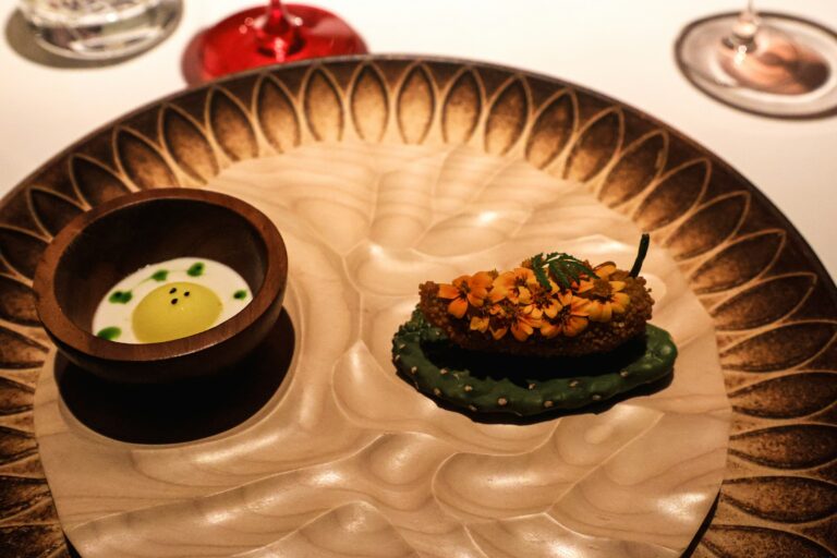 Creative plated dishes representing luxury dining Dubai experiences